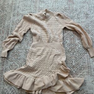 Sweater dress from Anthropologie